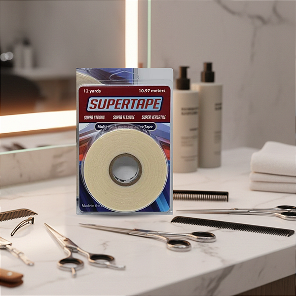 Fita Adesiva Super Tape 12 Yards X 1,3 Cm Prótese Capilar Peruca e Mega Hair