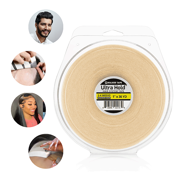 Fita Adesiva Ultra Hold 36 yards x 2,5 cm Prótese Capilar Walker Tape