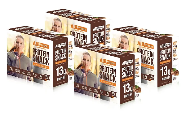 Protein Snack Sabor Churrasco Defumado 28 unidades 840g | All Protein