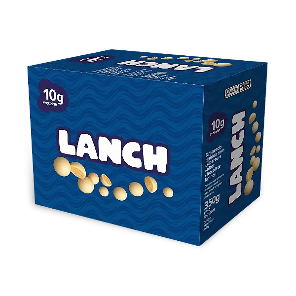 Drageado Proteico de Quinoa com Chocolate Branco 10 un 350g | Lanch All Protein