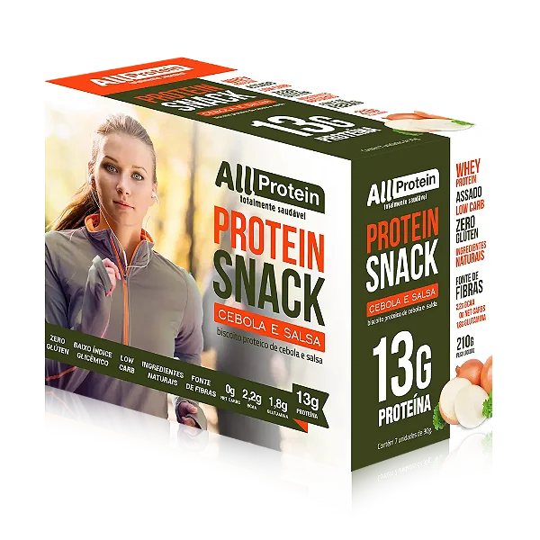 Protein Snack Sabor Cebola e Salsa 7 unidades 210g | All Protein