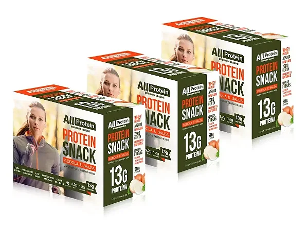 Protein Snack Sabor Cebola e Salsa 21 unidades 630g | All Protein