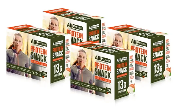 Protein Snack Sabor Cebola e Salsa 28 unidades 840g | All Protein