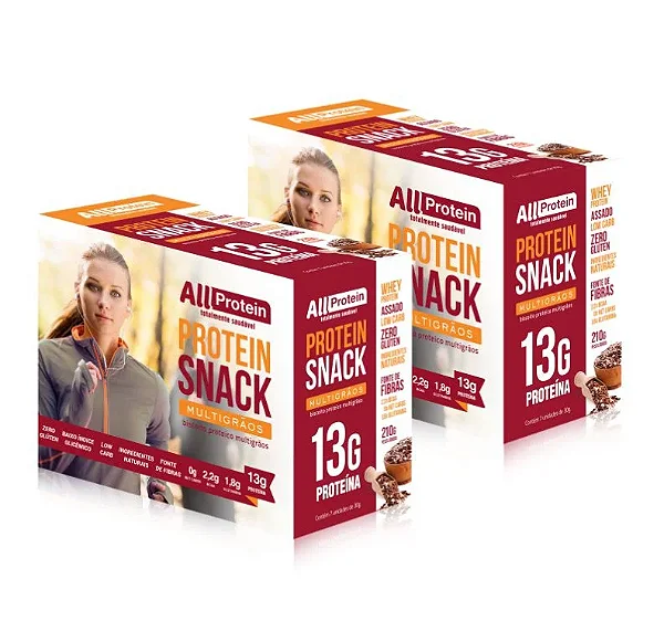 Protein Snack Sabor Multigrãos Crocante 14 unidades 420g | All Protein