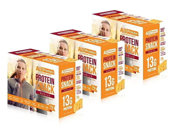 Protein Snack Sabor Queijo Cremoso 21 unidades 630g | All Protein