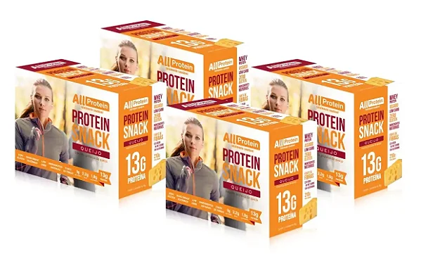 Protein Snack Sabor Queijo Cremoso 28 unidades 840g | All Protein