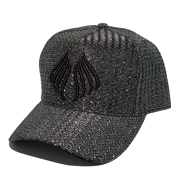 Boné Preto com Brilho Furta-Cor – Coleção Todah Music “Somos Feitos de Sonhos”