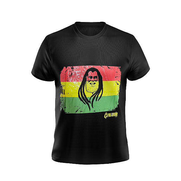 Camiseta Masculina Pai Abraão Reggae Flag