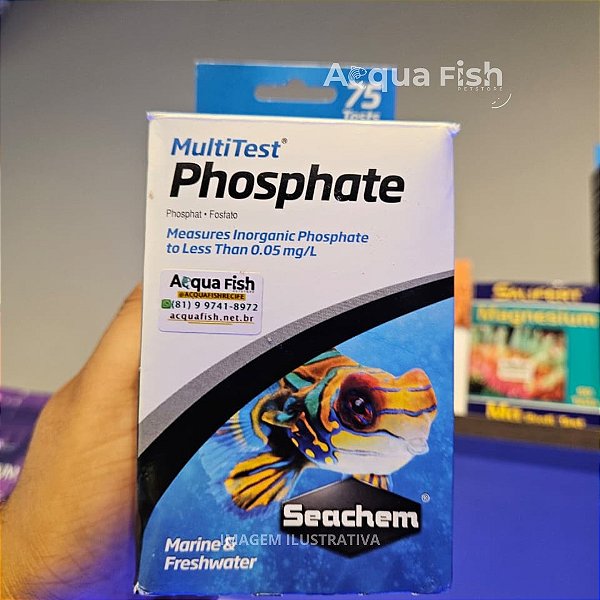 Teste De Fosfato Para Aquários Seachem Multitest Phosphate