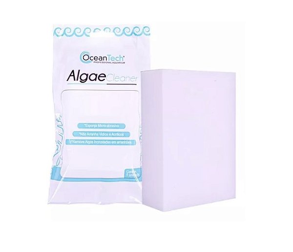 Esponja Algae Cleaner - Ocean Tech (Limpa Vidro Sem Riscar)