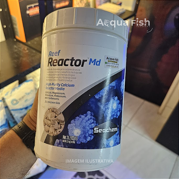 Reef Reactor Md 2l Seachem Midia Reator De Calcio p/aquario
