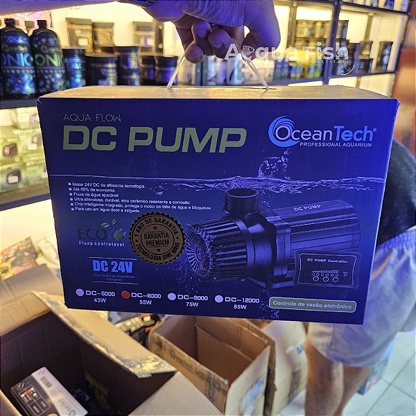 Bomba Submersa Eletrônica DC 6000 Oceantech Bivolt Recalque
