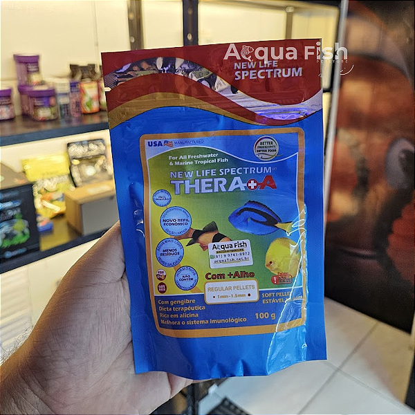 Ração New Life Spectrum Thera+A Regular Pellets 1-1,5mm 100g