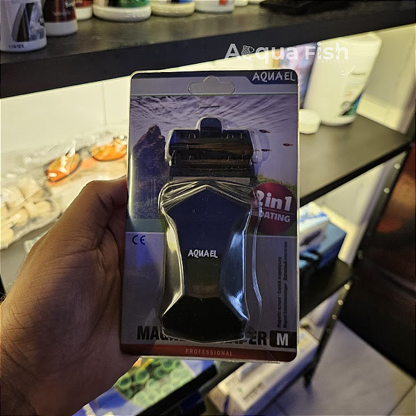 Limpador Magnético Aquael Vidros de 3MM a 8MM