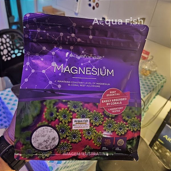 Magnesium Aquaforest 750g Suplemento em pó de magnésio