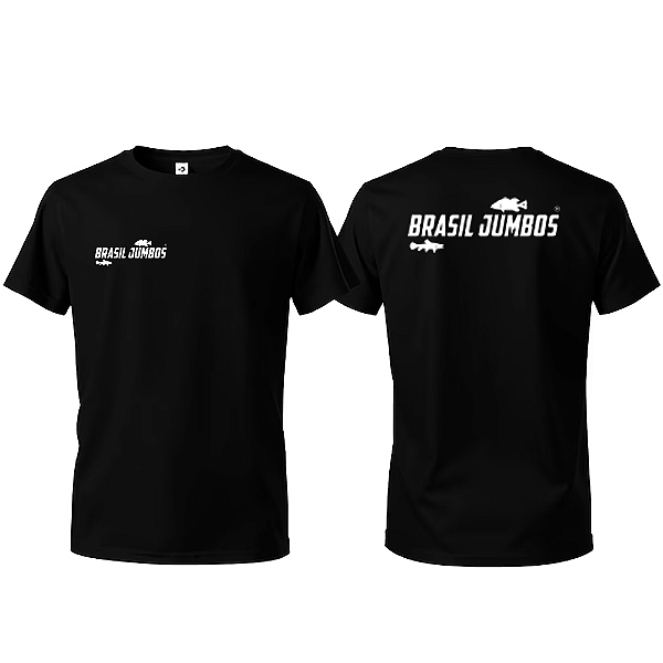 CAMISETA BRASIL JUMBOS OFICIAL PRETA