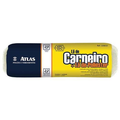 ATLAS - Rolo Lã 23 Carneiro Poliester 228/22