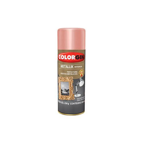 COLORGIN - Spray Metallik Int Rose Gold 350ML 56