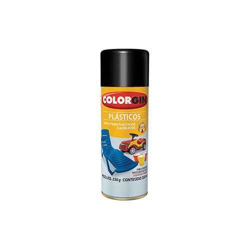 Colorgin - Spray Plástico Preto 350ML 1502