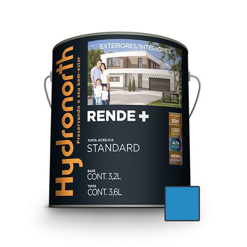 Hydronorth - Tinta Acr Stand Rende + 3,6L Azul Ocean