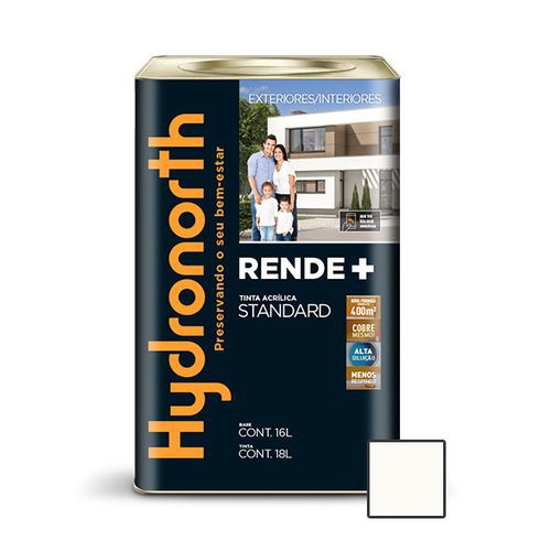 HYDRONORTH - TINTA ACR STAND RENDE+ 18L BR NEVE