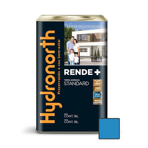 Hydronorth - Tinta Acr Stand Rende+ 18L Azul Oceano