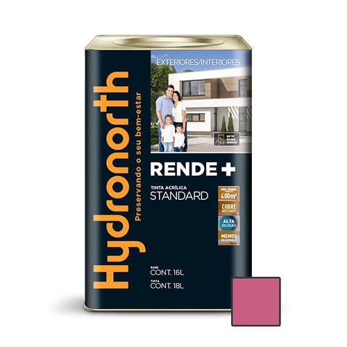 Hydronorth - Tinta Acr Stand Rende+ 18L Rosa Açaí