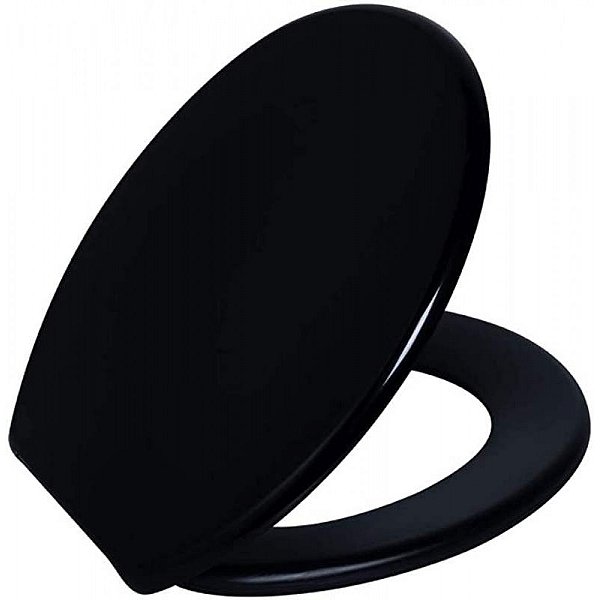 ASTRA - Assento Sanitário Soft Preto TPJ
