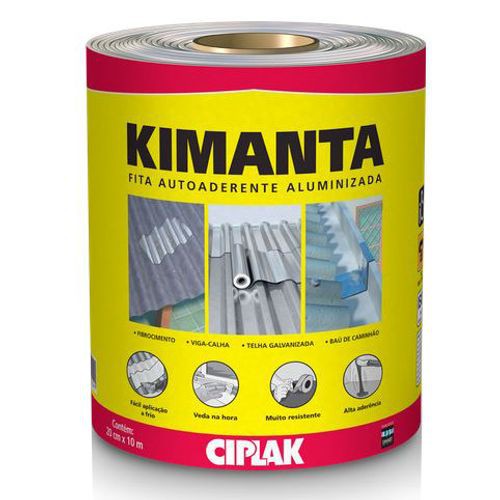KIMANTA - Fita adesiva reparo aluminio 0,20X10m
