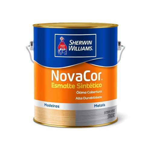 NOVACOR - TINTA ESM STAND SINT BRILH 3,6L PLATINA
