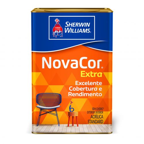 NOVACOR EXTRA - TINTA ACR STAND 18L CINZA BARBATANA