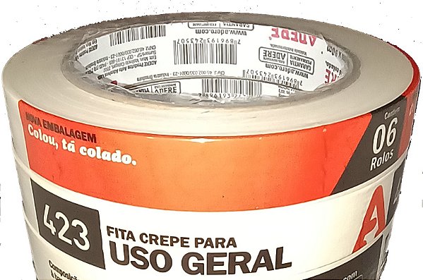 72Un Fita Crepe 18x50 - Adere - Preço Atacado