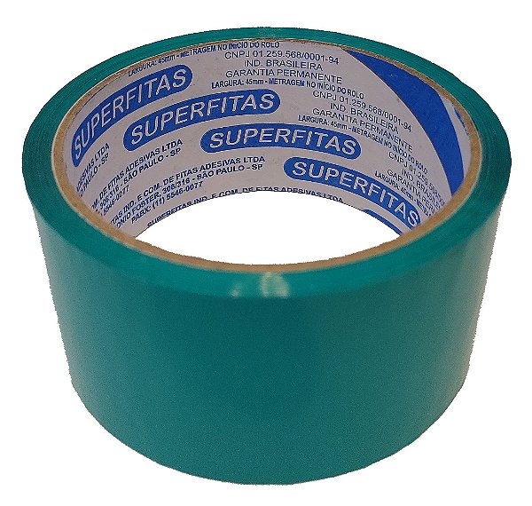 5Un Fita Adesiva Colorida Verde 45x40 - Superfitas
