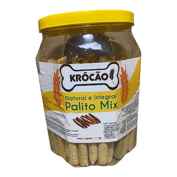 Biscoito Natural para Cachorro Palito Mix 800g - Krocão