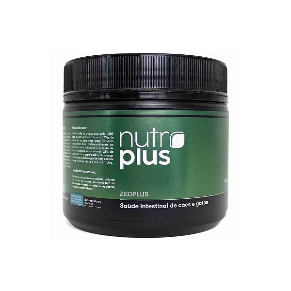 Suplemento para Cães e Gatos | Saúde Intestinal | Nutroplus Zeoplus 100 g