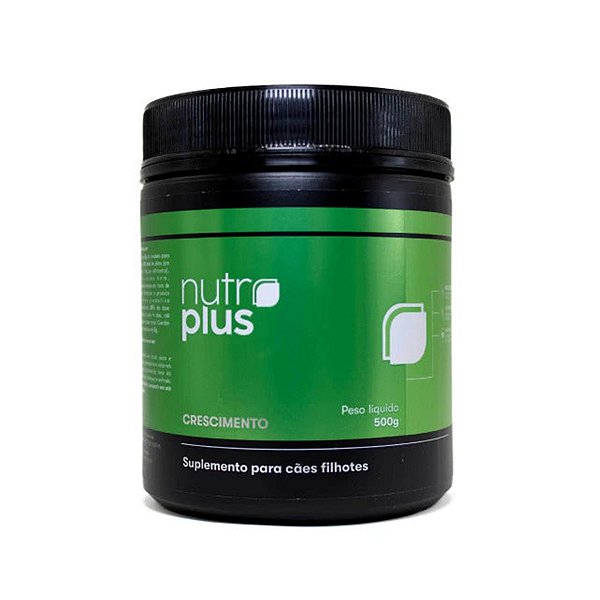 Suplemento para Cães Filhotes | Crescimento Saudável | Nutroplus Crescimento 500 g