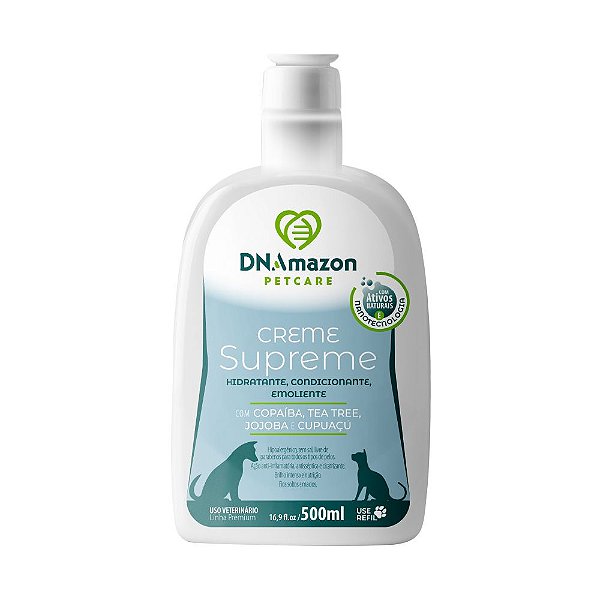 Condicionador para Cães Gatos Supreme DNAmazon 500 ml