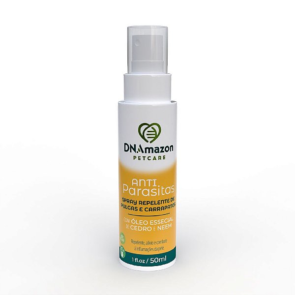 Spray Antiparasitas para Cães Gatos DNAmazon 50 ml