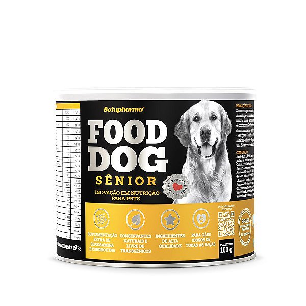 Food Dog Sênior Suplemento para Cães 100g