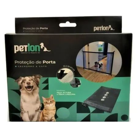 Tela Proteção de Porta para Cães Gatos Petlon