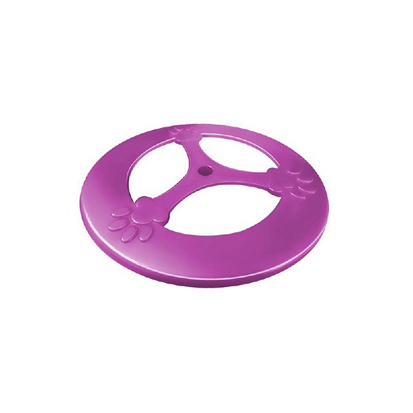 Brinquedo para Cães Frisbee Plástico Rosa Pop Furacão Pet
