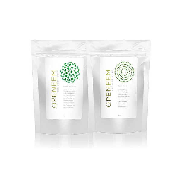 Kit Folhas Neem para Infusão (chá) 50g  e Suplemento Humanos Openeem