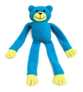 Brinquedo Urso de Pelúcia Azul para Cães Chalesco