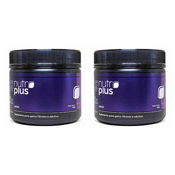 Kit com 2 Suplementos Nutroplus Gatos para Gatos 100 g | Nutroplus Pet
