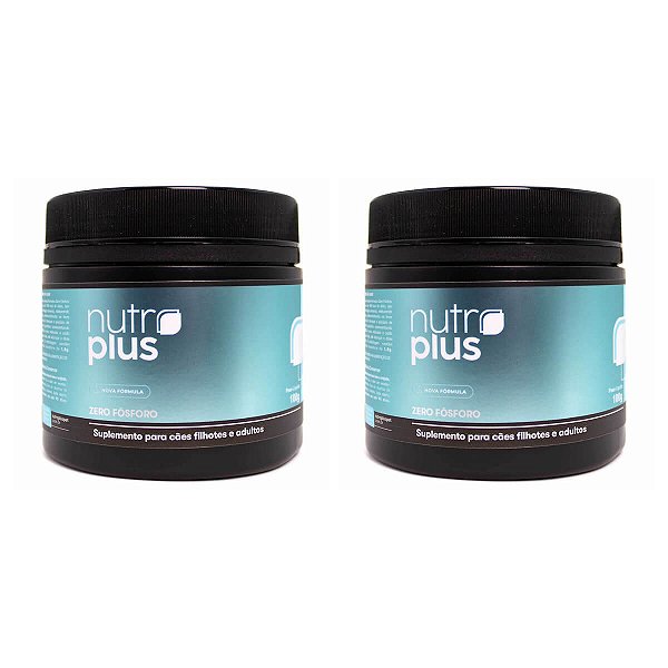 Kit com 2 Suplementos Nutroplus Zero Fósforo para Cães 100 g | Nutroplus Pet