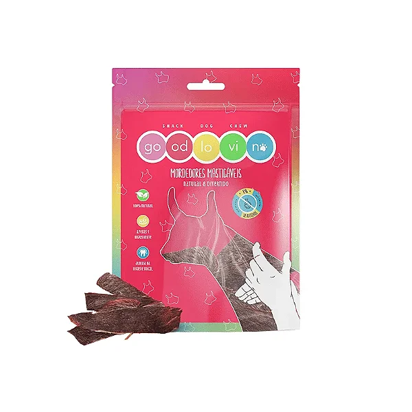 Petisco para Cães e Gatos Mordedor Sticks de Fígado Bovino 60g Good Lovin