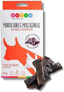 Petisco para Cães e Gatos Mordedor Sticks de Fígado Bovino 60g Good Lovin