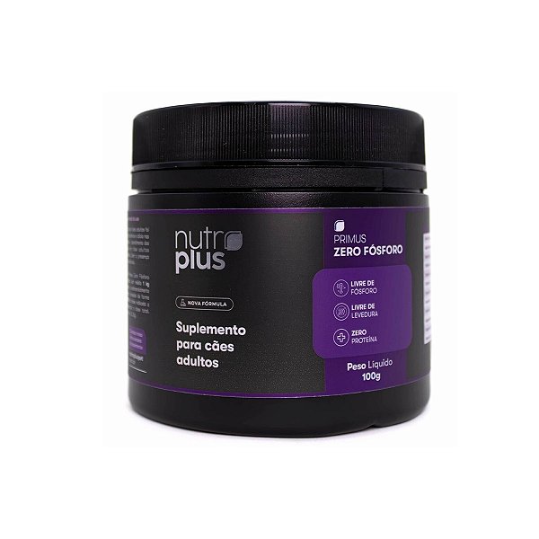 Suplemento para Cães Adultos | Restrição de Fósforo | Nutroplus Primus Zero Fósforo 100 g