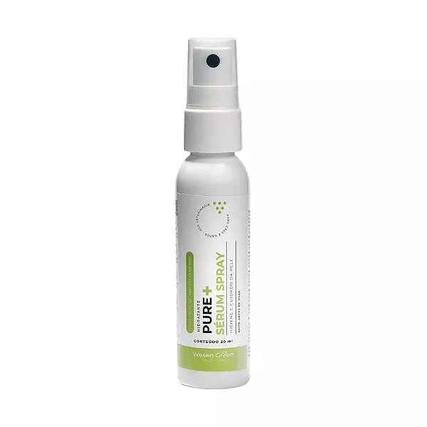 Pure Serum Spray Limpeza para Cachorro Gato Natural Wesen Green 50ml