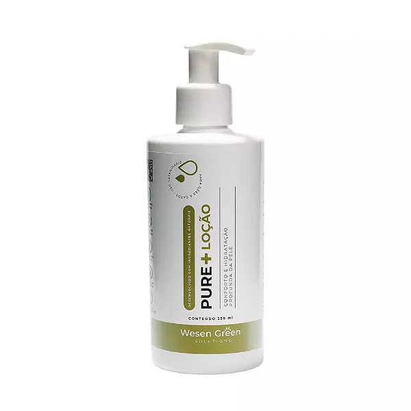Pure Loção Hidratante para Cachorro Gato Natural Wesen Green 250ml